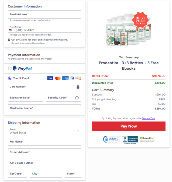 prodentim order